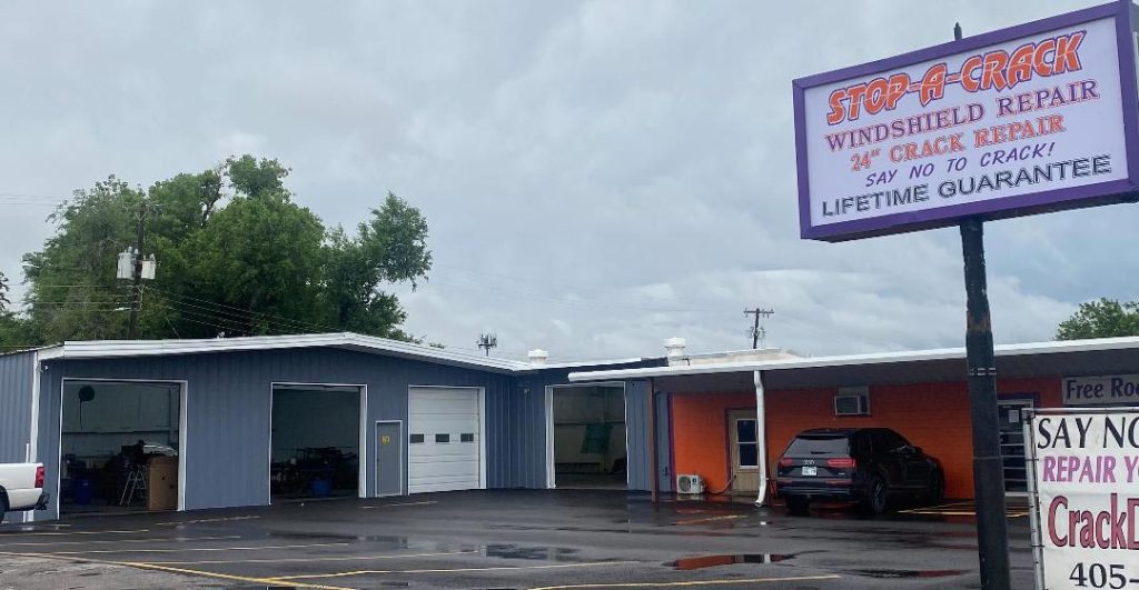 Another view of the outside of Stop-A-Crack's location